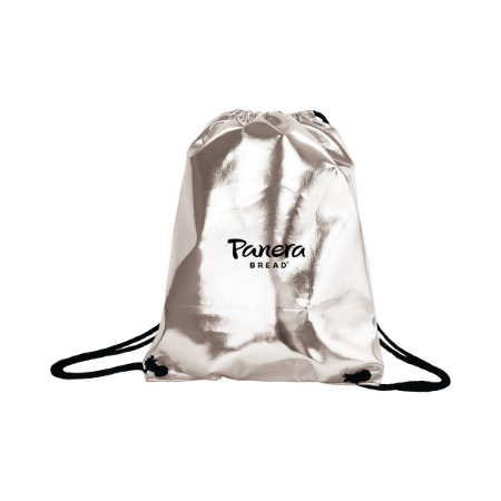 Metallic Drawstring Bag